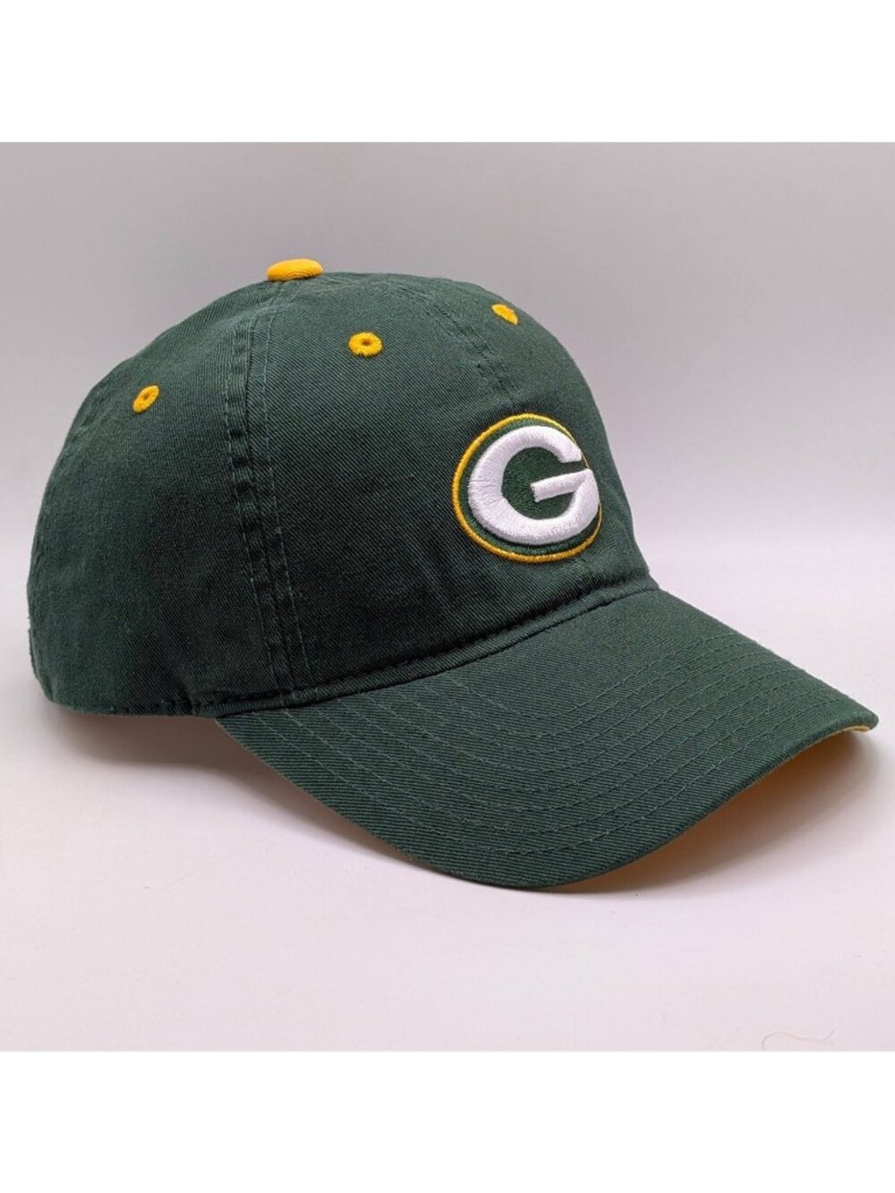Green Bay Packers Hat NFL Team Apparel Adjustable Strap Back Green Football Cap